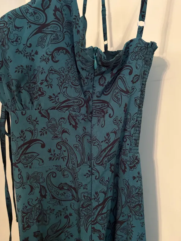 SHEIN Green Bandana Dress - Image 3