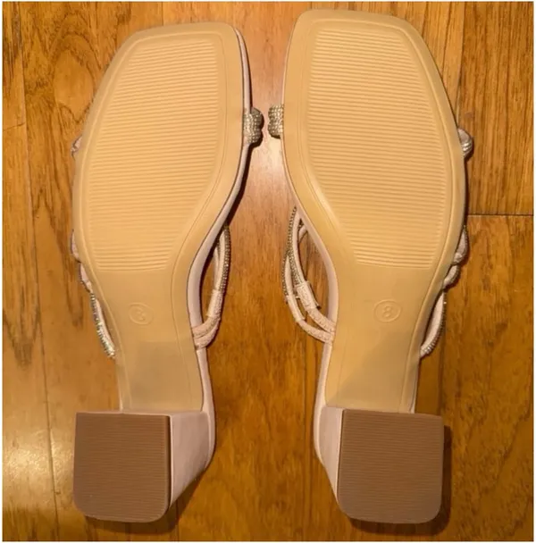 Brand New Target A New Day Sparkly + Pink Beige Square Heels - Image 11