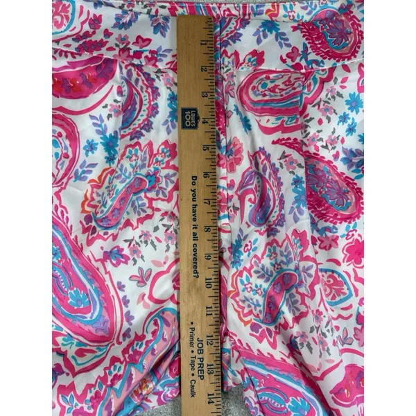Ontwelfth Paisley‎ Printed Wide Leg Pants Pink Small - Image 4