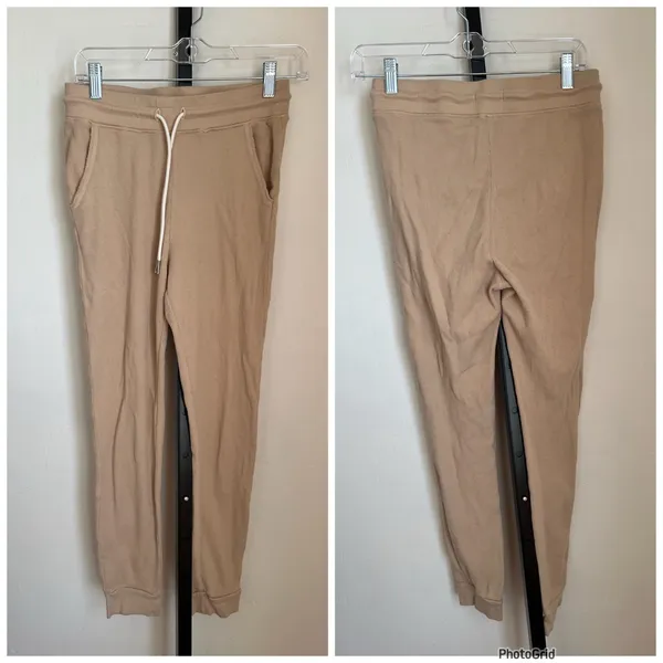 Mate The Label Organic Terry Classic Jogger Tan Small - Image 2
