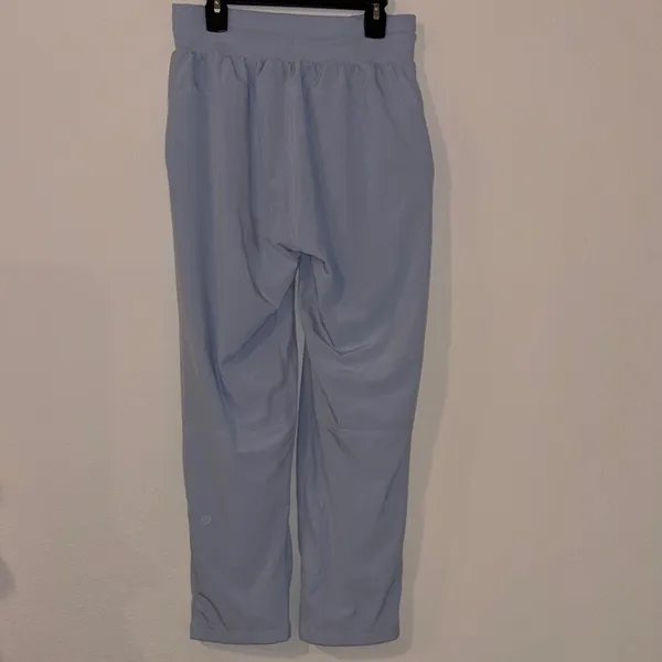 Lululemon Blue Linen‎ Beyond The Studio Pants Blue Linen Womens Size 4 - Image 2