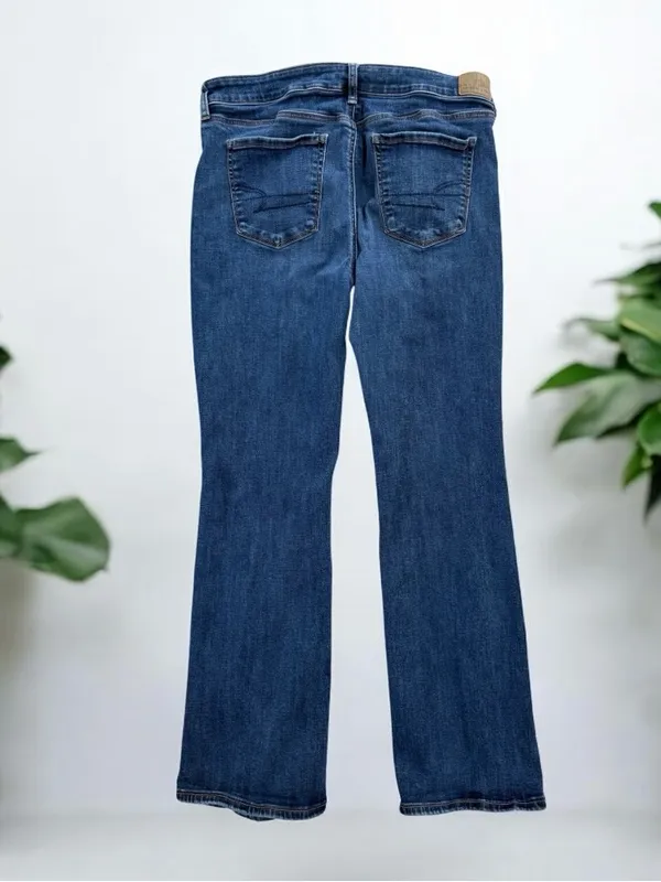 American Eagle Next Level Stretch High-Rise Skinny Kick Jeans Size 16 short - Image 2