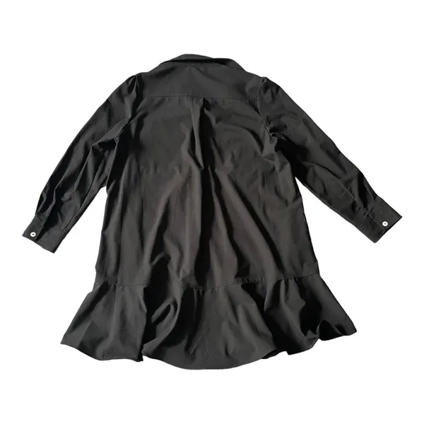 Tuckernuck Pomander Place Black Crepe Callahan Shirt Dress Women’s Size Large - Image 14