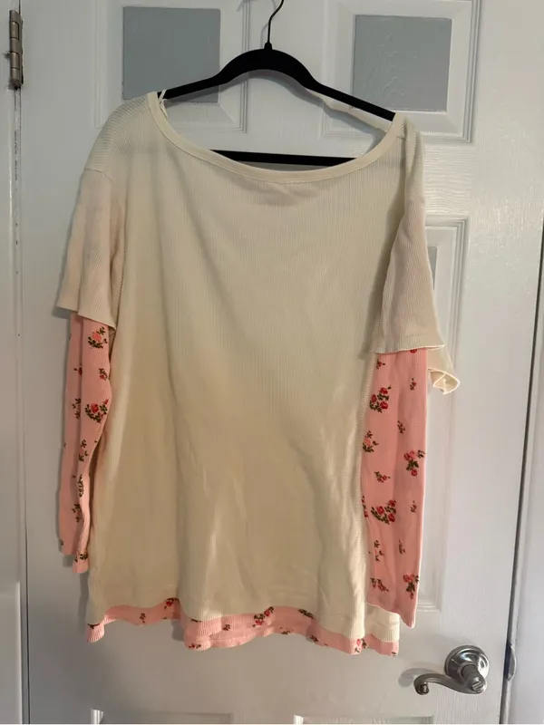 Urban Outfitters Darling Layered Long Sleeve Top - Image 3