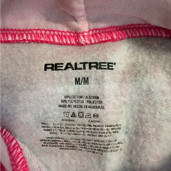 Realtree Pink camo Hoodie pullover sweatshirt - Image 3