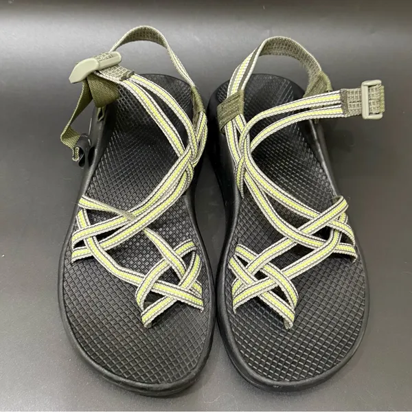 Chacos CHACO ZX/2 Classic Pully Olive/Lime Zesty Pattern Outdoor Hiking Sandals Size 9 - Image 3