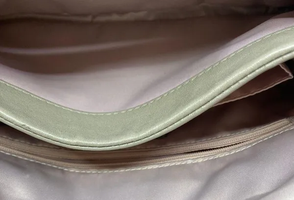 Coach Medium Gray Leather Crossbody Bag/Handbag - Image 8