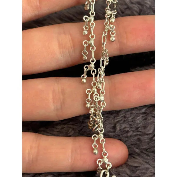 C180 925 sterling silver bracelet 7.5 inch - Image 2