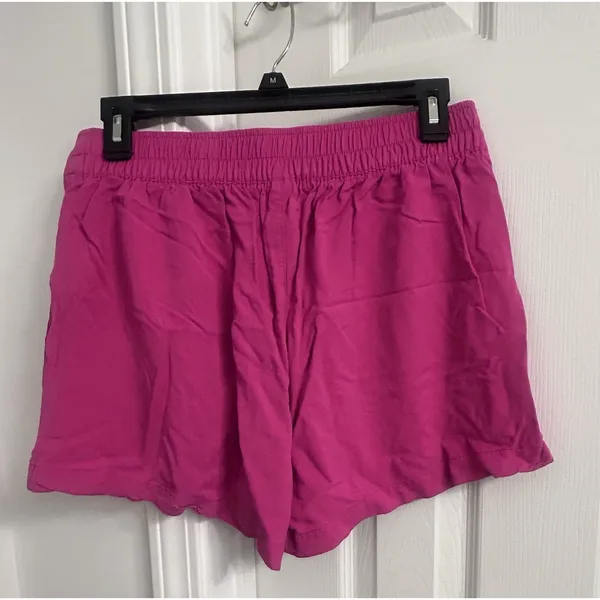 Old Navy Women’s Pink Pull On Shorts Elastic Waist Lightweight Size M - Image 4