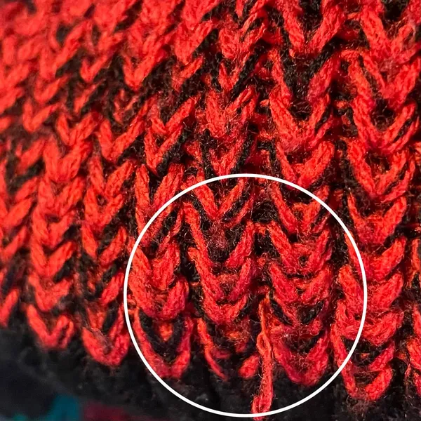Vintage Striped Sweater Pullover Red Black Green Retro Hong Kong Bright Colorful - Image 15