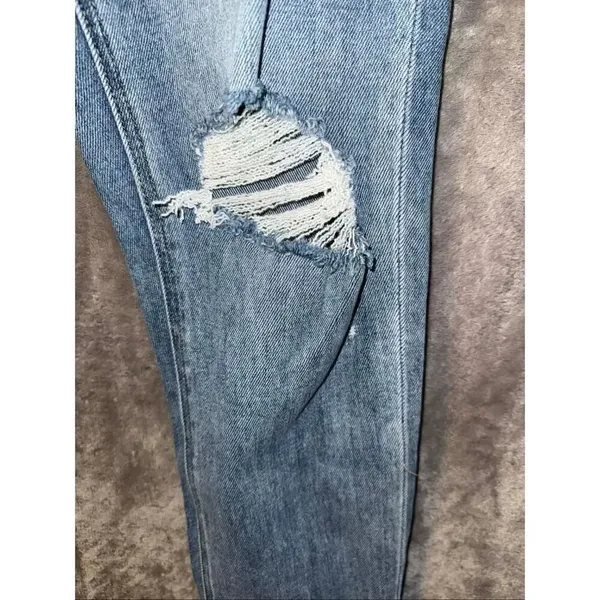 Vervet medium wash distressed straight leg jeans size 26 #750 - Image 8