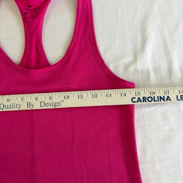 Nike Dri-FIT‎ Womens Racerback Tank Top Pink Training Gym Shirt Small - Image 5