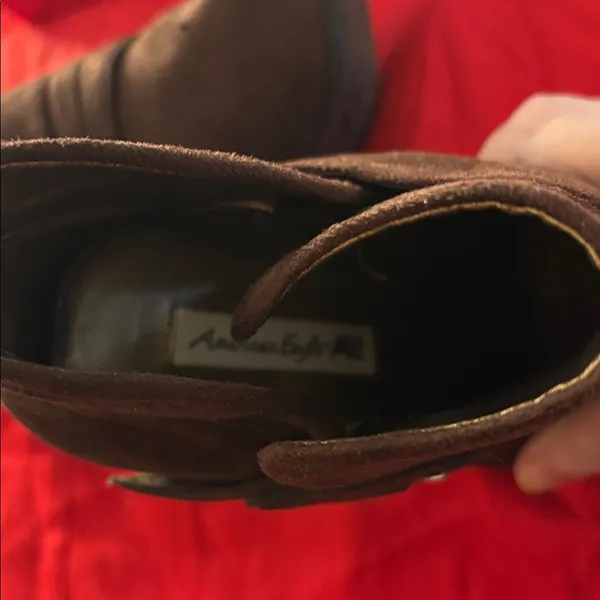 FINAL MARKDOWN American Eagle Outfitters Dark Brown Heeled Boots 5 1/2 - Image 8
