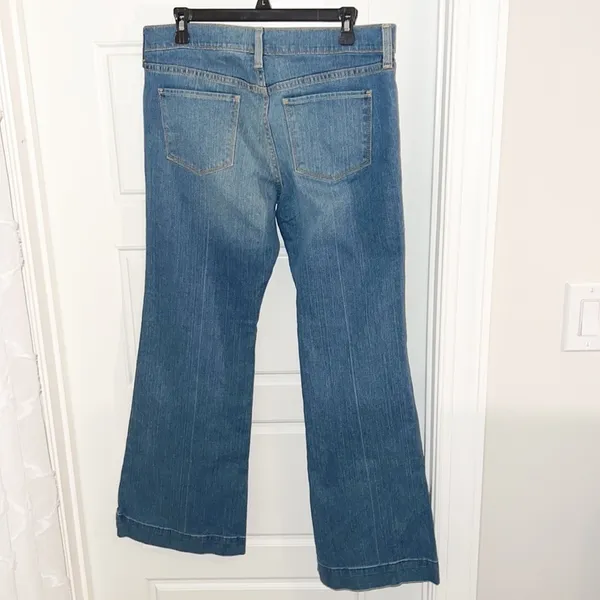 Vintage Y2K Old Navy Wide Leg/Flare Low Waist Denim - Image 3