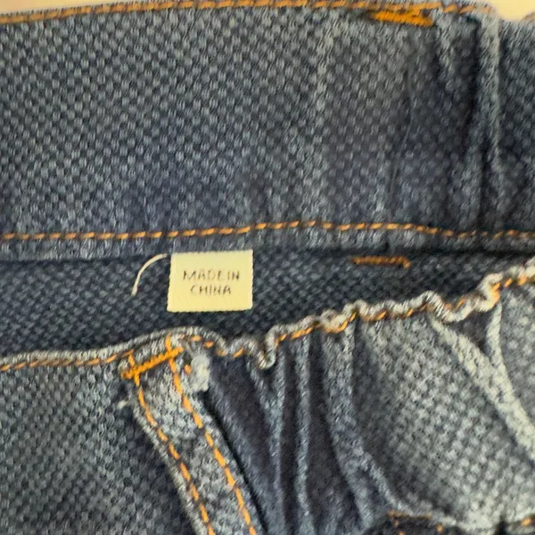 1629 |‎ Max Studio London Wide Leg High Waist Denim Trousers Blue Womens XS - Image 8