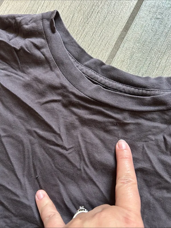 Essential Women's Crew Neck Tee - Charcoal Black - Image 3