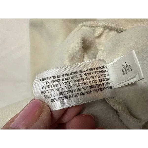 Universal Threads Off White Sweatshirt Women's M Zippered Front Long Sleeve - Image 8