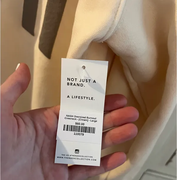 NASH sweatshirt Size L - Image 2