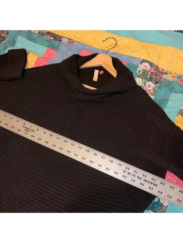 Pilcro By Anthropologie $158 Woman’s S Oversized Black Knit Pullover Sweater - Image 8