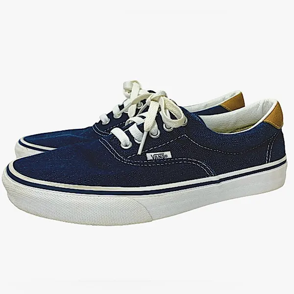 *VANS* •Off The Wall•Classic Era 59•Skate Shoe•Woman’s 9.5•Men’s 8•Navy Denim - Image 2