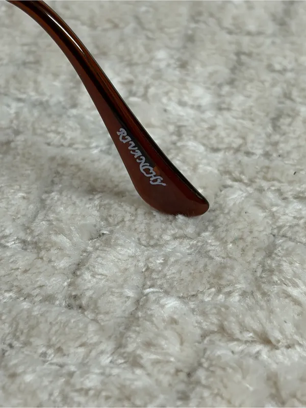 Rivanchy Aviator Sunglasses Brown Gradient Lens Metal Frame‎ Retro Vibe - Image 6