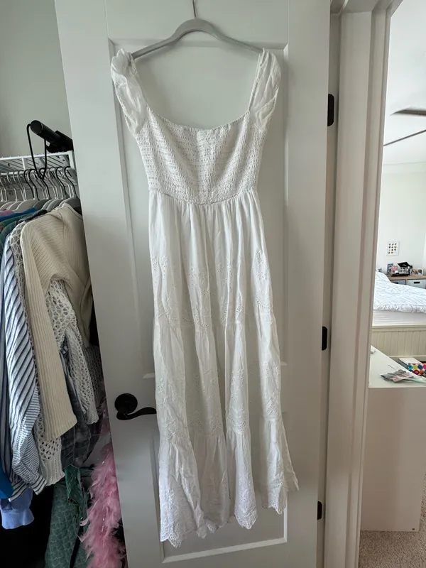 ZARA Dress Maxi White - Image 2