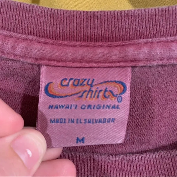 Vintage Wine Dyed T - Image 2