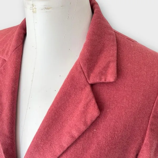 Vintage 50s Pendleton Wool Blazer Jacket Women’s Size 6/8 Rosewood Pink Preppy - Image 4