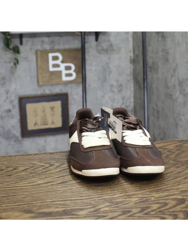 Universal Thread Skyler Jogger Sneakers Double Lace Low Top Brown Multi 8M - Image 3