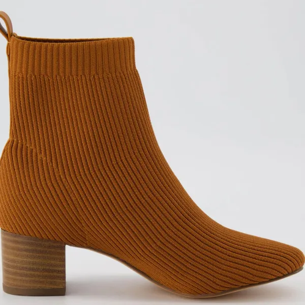 NWT Joie Neely Knit Stretchy Block Heel Sock Ankle Boot - Image 7