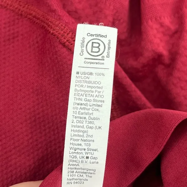Athleta momentum seamless half zip red Long Sleeve Performance‎ Pullover Top S - Image 5