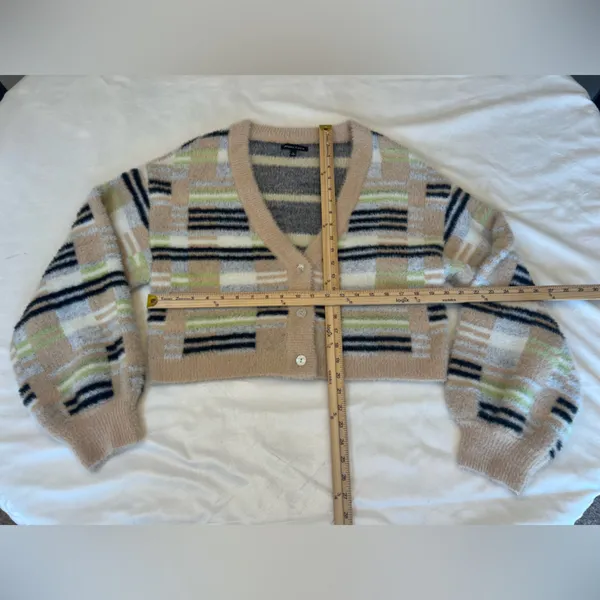 Kendall &‎ Kylie Multicolor Striped Cardigan - Image 4