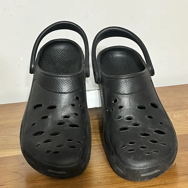 Foam Slip On‎ Clogs Lightweight Versatile Womens Size 8 Black - Image 4