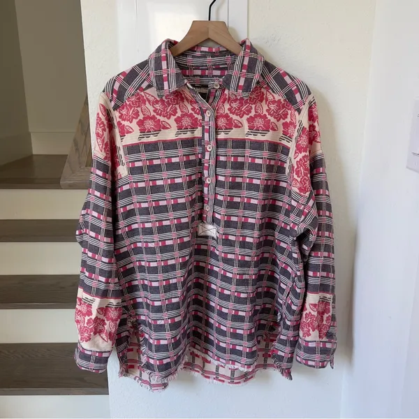 NWT Free People We The Free Arizona Sky Floral Jacquard Pullover - Image 4