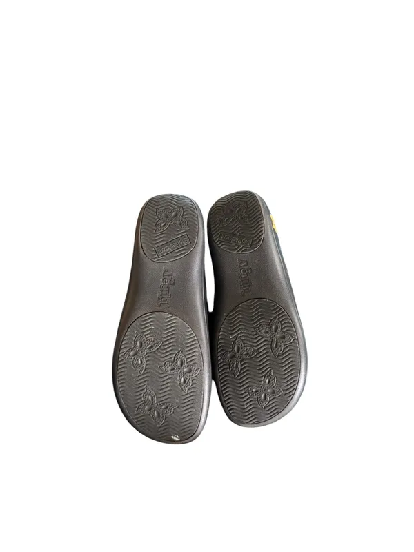 Alegria Kel-275 Brown Floral Embossed Slip On Comfort Shoe Sz 37/6.5 Workwear - Image 4