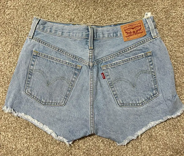 Levi’s 501 High-Rise Denim Shorts - Image 2