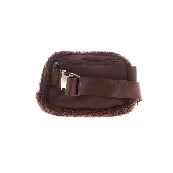 Lululemon Everywhere Belt Bag 1L Fleece Brown Sherpa Crossbody Waist Bag - Image 2