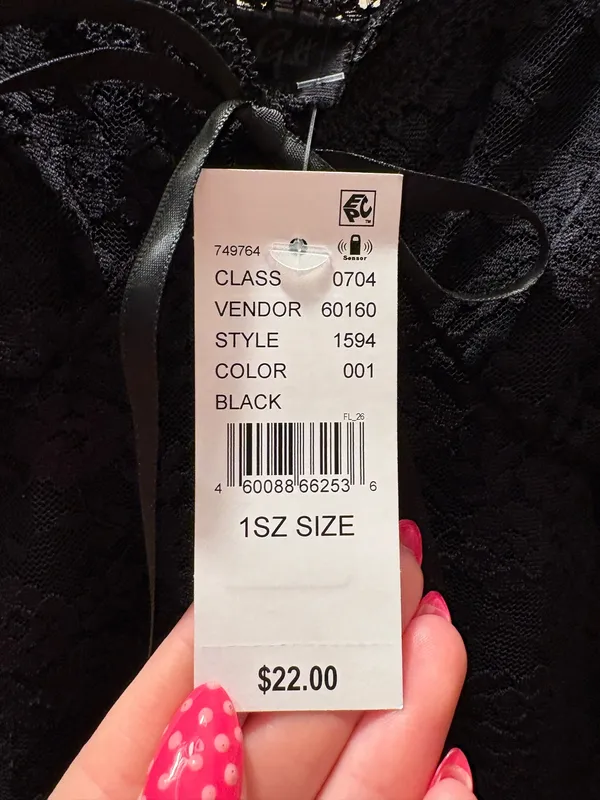 Black lace pacsun cami  - Image 4