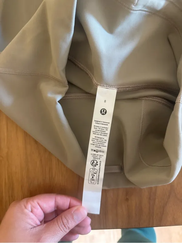 Lululemon Wunder Train High-Rise Tight 25" in Sheer Oak - Image 3