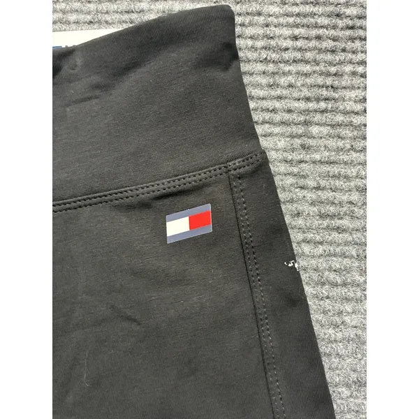 Tommy Hilfiger Sport Star Print Bike Shorts‎ High Rise 4 Way Stretch Black XS - Image 3