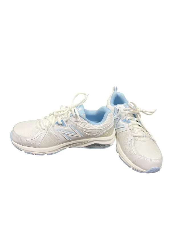 New Balance 857 wms white baby blue low top sneakers sz 9D SKU 10-370 - Image 2