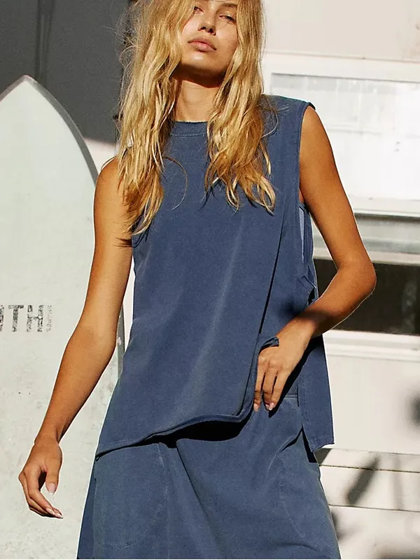 Free People Movement Hot Shot Tank Black Grape Small FLAW - Image 6