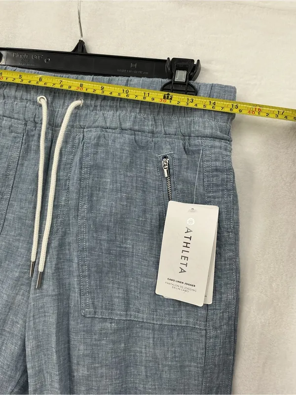 Athleta line joggers Light Blue Drawstring Jogger Pants 1165 - Image 5