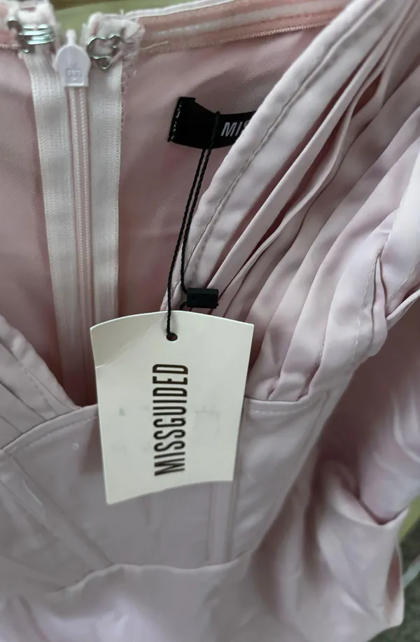 Missguided Blush Corset Dress - Image 5