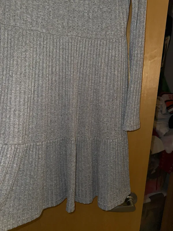 SheIn Gray Sweater Dress - Image 4