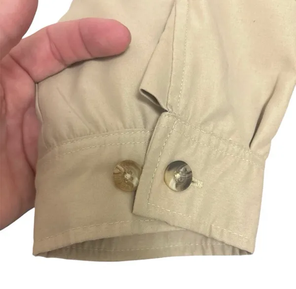 Guy Harvey Blue Water Khaki Jacket Zipper Front Lined Men’s Sz M EUC - Image 10