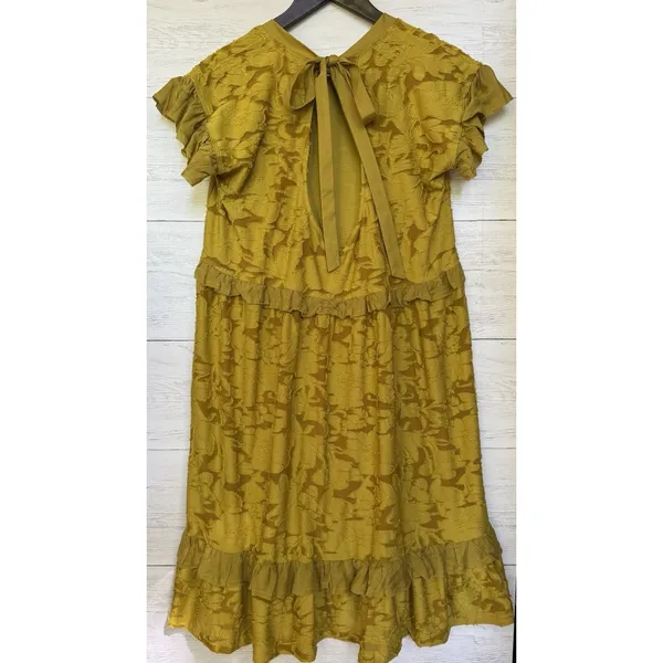 by Anthropologie Ruffle Knit Mini Dress - Size - XS - Image 2