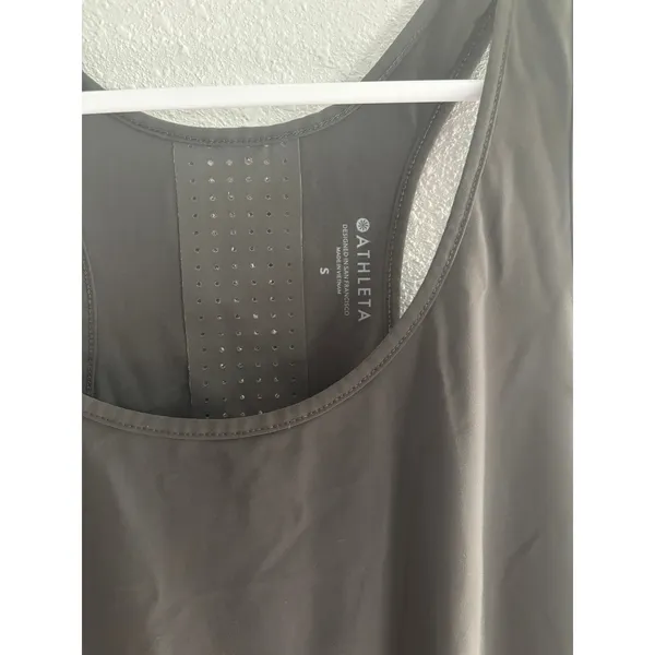Athleta Nova Tank Womens Small Gray Gym Sporty Active Workout Yoga‎ - Image 5