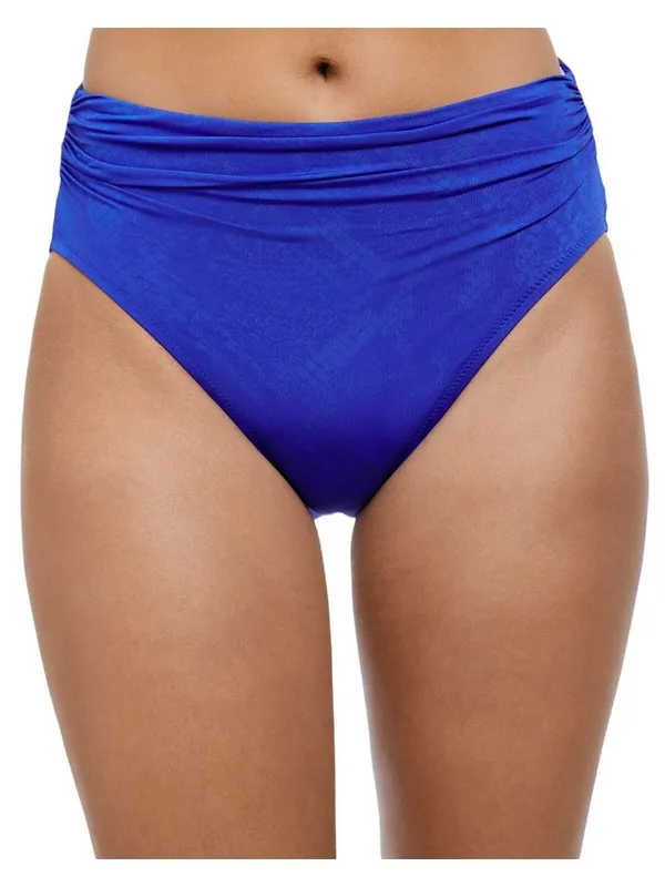 Profile By Gottex Side Shirred Bikini Bottom Swim E22091P55 Royal Blue 14 - Image 9