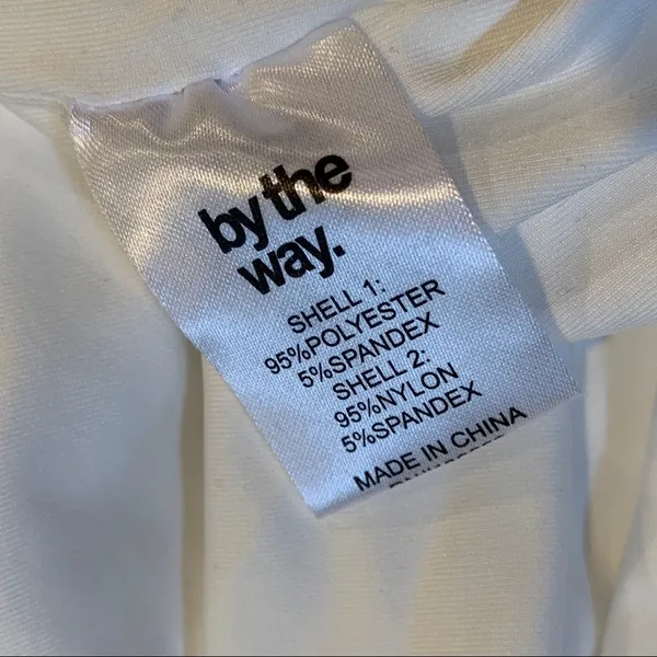 By The Way Revolve Naomi Mesh Cut Out Midi Dress in White NWT Sz Small - Image 4